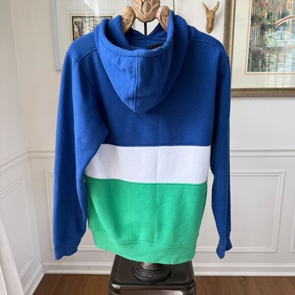 The Hundreds Pullover Colorblock Hoodie Logo Sweatshirt L - Picture 5 of 8